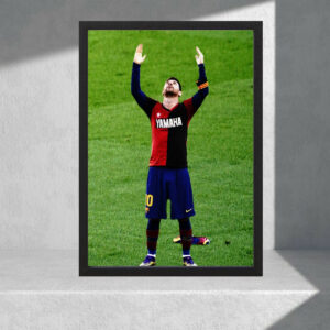 Cuadro Decorativo Newells Old Boys - Messi - A3 30x40 Cm