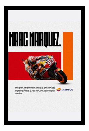 Cuadro Decorativo Moto Gp - Marc Marquez 05 - A3 30x40