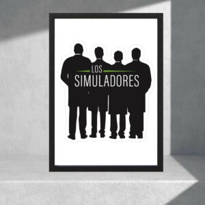 Cuadro Decorativo Series Los Simuladores 05, Tamaño A3 30x40