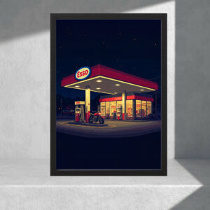 Cuadro Decorativo Urbano Aesthetic - Esso - A3 30x40