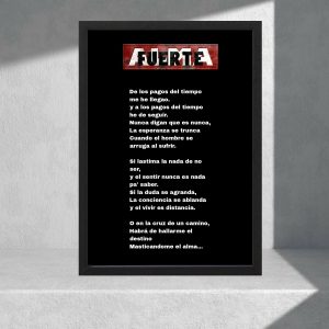 Cuadro Decorativo Musica - Almafuerte 05 - A3 30x40
