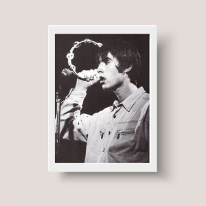 Cuadro Liam Gallagher Oasis A4 - Arte Decorativo Musica Fan