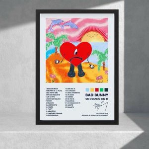 Cuadro Decorativo Bad Bunny, Un Verano Sin Ti - A3 30x40