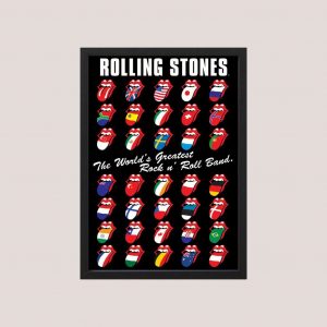 Cuadro Decorativo Rolling Stones 13 - Tamaño A3 30x40
