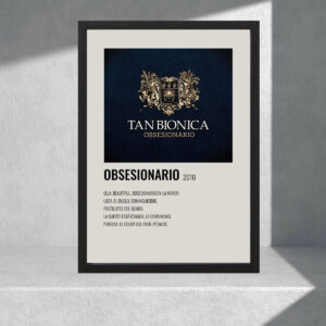 Cuadro Decorativo Tan Bionica Cd Obsesionario - A3 30x40 Cm