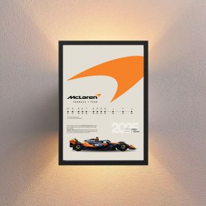 Cuadro Escuderias F1 - Modelo Mclaren - Tamaño A3 30x40 Cm