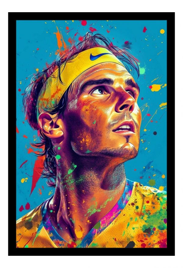 Cuadro Decorativo Tenis - Nadal 06 - A3 30x40 Cm
