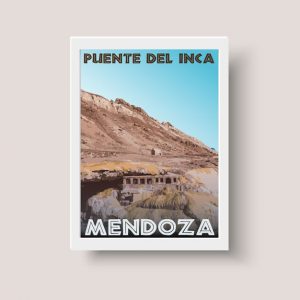 Cuadro Urbano Puente Del Inca, Mendoza, Argentina - A3 30x40