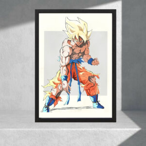 Cuadro Decorativo Dragon Ball Z - Goku 08 - A3 30x40 Cm