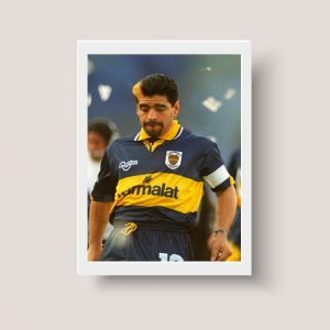 Cuadro Diego Maradona Boca Juniors (a4) - Decorativo Futbol
