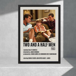 Cuadro Decorativo Series - Two And Half Men 02 - A3 30x40 Cm