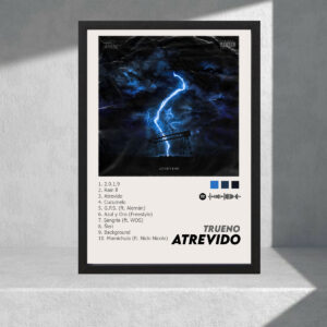 Cuadro Decorativo Trueno - Atrevido - A3 30x40 Cm