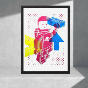 Cuadro Decorativo Videojuegos - Lego 12 - Tamaño A3 30x40