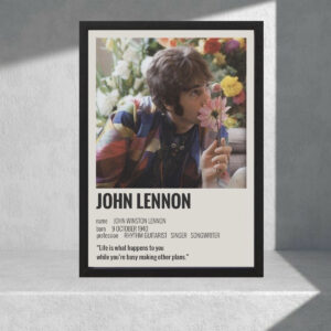 Cuadro Decorativo Jhon Lennon 04 - Tamaño A3 30x40