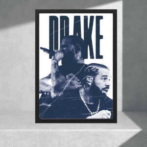 Cuadro Decorativo Musica - Drake - Modelo 01 - A3 30x40