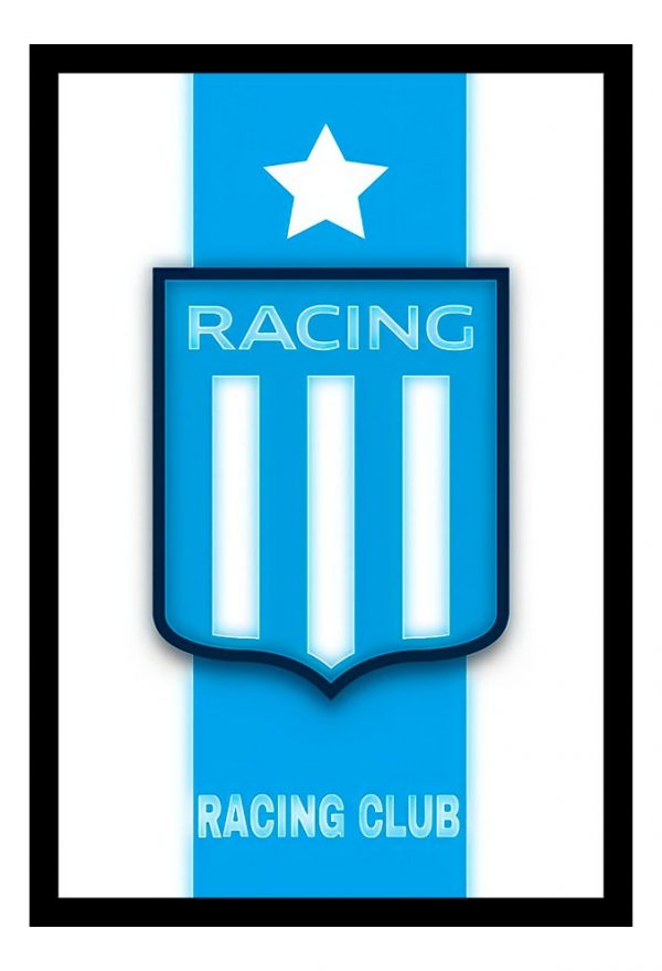 Cuadro Decorativo Futbol - Racing Club 06 - A3 30x40 Cm