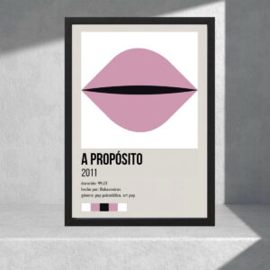 Cuadro Decorativo Babasonicos - A Propósito - A3 30x40