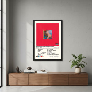Cuadro Decorativo Kany West, My Beautiful Dark 02 - A3 30x40