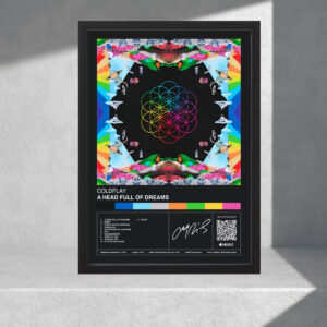 Cuadro Decorativo Coldplay 10 - Tamaño A3 30x40 Cm