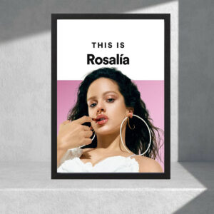 Cuadro Decorativo Música - Rosalia 04 - A3 30x40
