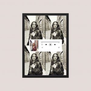 Cuadro Spotify Tini Stoessel 03 - Tamaño A3 30x40 Cm