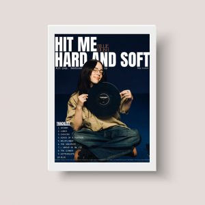 Cuadro Billie Eilish Hit Me Hard And Soft 02 - A3 30x40 Cm