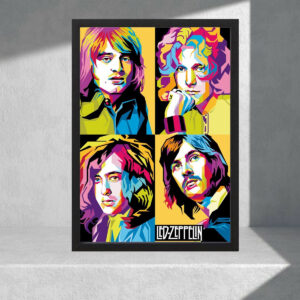 Cuadro Decorativo Musica - Led Zeppelin 10 - A3 30x40