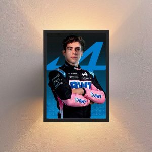 Cuadro F1 Franco Colapinto Alpine 16 - Tamaño A3 30x40 Cm