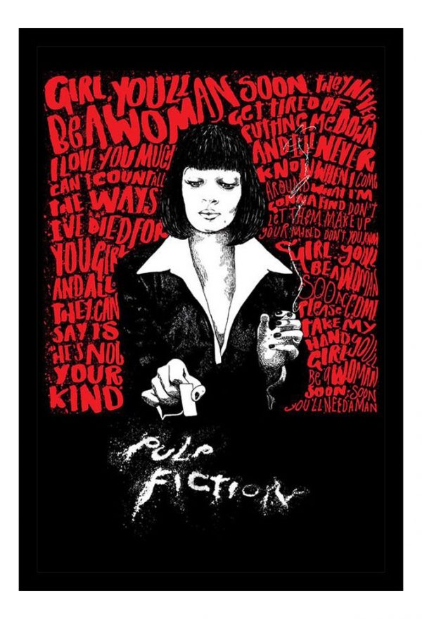Cuadro Decorativo Cine - Pulp Fiction 07 - A3 30x40