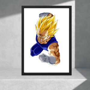 Cuadro Decorativo Dragon Ball Z - Vegeta 06 - A3 30x40 Cm