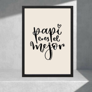 Cuadro Decorativo, Regalo - Día Del Padre 06 - A3 30x40 Cm