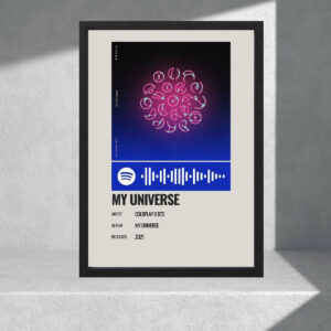 Cuadro Decorativo Coldplay 04 - Tamaño A3 30x40 Cm