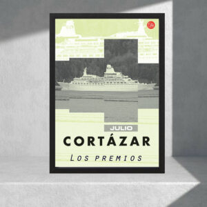 Cuadro Decorativo Literatura - Julio Cortazar 10 - A3 30x40