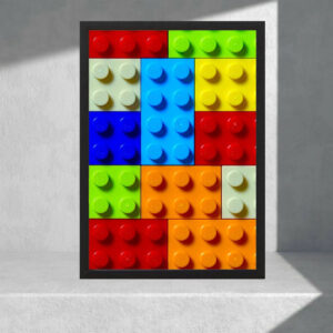 Cuadro Decorativo Videojuegos - Lego 15 - Tamaño A3 30x40