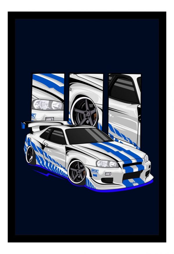 Cuadro Decorativo Cine - Rapidos Y Furiosos 14 - A3 30x40