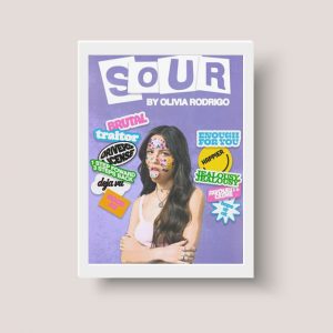 Cuadro Decorativo Poster Olivia Rodrigo Sour - A3 30x40 Cm