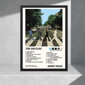 Cuadro Decorativo The Beatles - Abbey Road - A3 30x40