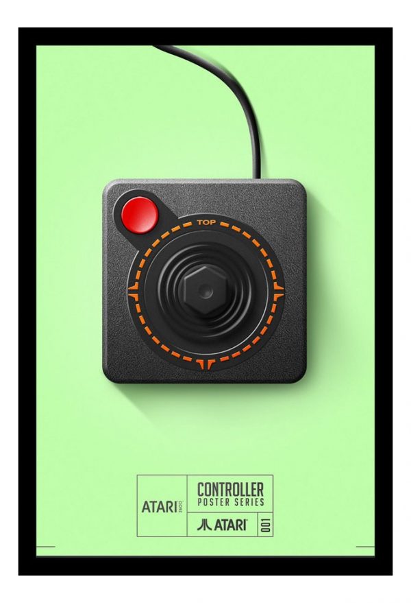 Cuadro Decorativo Videojuegos - Atari 02 - A3 30x40 Cm