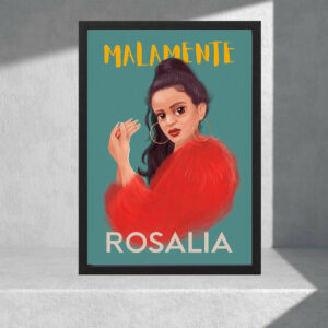 Cuadro Decorativo Música - Rosalia 08 - A3 30x40