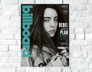 Poster Lámina Decorativa Billie Eilish 20 Tamaño A3 30x42 Cm