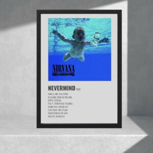 Cuadro Decorativo Musica - Nirvana, Nevermind 01 - A3 30x40