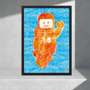 Cuadro Decorativo Videojuegos - Lego 17 - Tamaño A3 30x40
