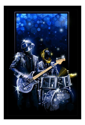 Cuadro Decorativo Musica - Daft Punk 03 - A3 30x40 Cm