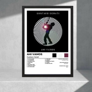 Cuadro Decorativo Gustavo Cerati - Ahí Vamos - A3 30x40 Cm