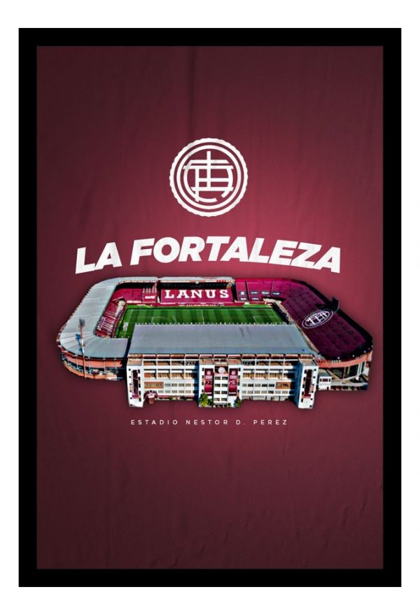 Cuadro Decorativo Futbol - Lanus 09 - A3 30x40