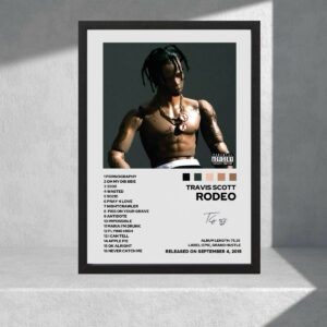 Cuadro Decorativo - Travis Scott, Rodeo 02 - A3 30x40