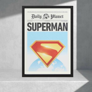 Cuadro Decorativo Superman 01 - Tamaño A3 30x40