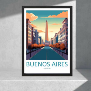 Cuadro Decorativo Paisajes - Obelisco 02- A3 30x40 Cm