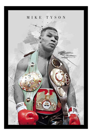 Cuadro Decorativo Boxeo - Mike Tyson 04 - A3 30x40