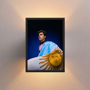 Cuadro F1 Franco Colapinto Alpine 11 - Tamaño A3 30x40 Cm